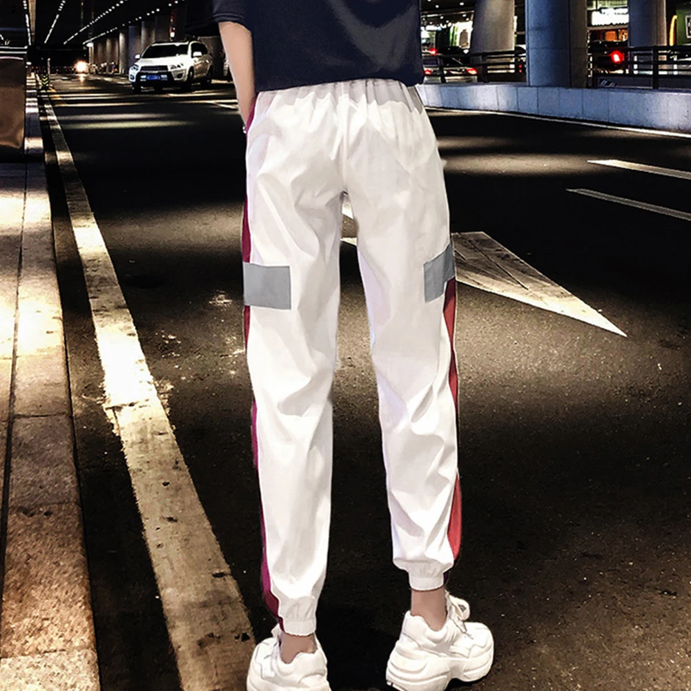 Женские спортивные брюки вечерние Брюки для бега в стиле хип-хоп уличная мода |