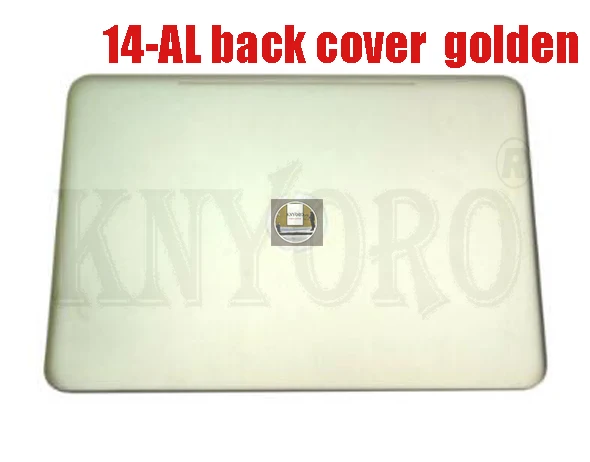 Barato Para HP Pavilion 14-AL Oro Cubierta Trasera LCD Y Lcd Hinge 856207-001 856194-001 TFQ3LG31TP003