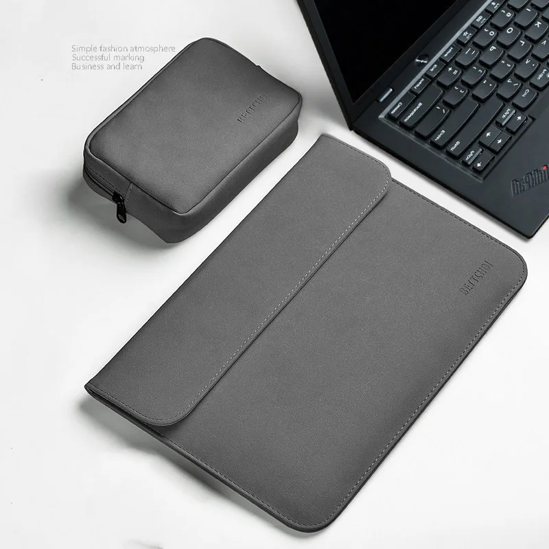 Dark gray sets 1 Мужская сумка для ноутбука HUAWEI honor magicbook 14 pro Сумка для ноутбука matebook 13 14 E чехол для ноутбука matebook x pro 1" 15" - Цвет: Dark gray sets 1