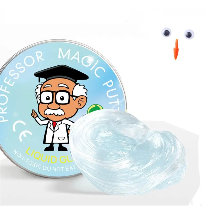 Transparent Slime Toys Never Dry No Borax Crystal Glue Plasticine Clay Kids enlarge
