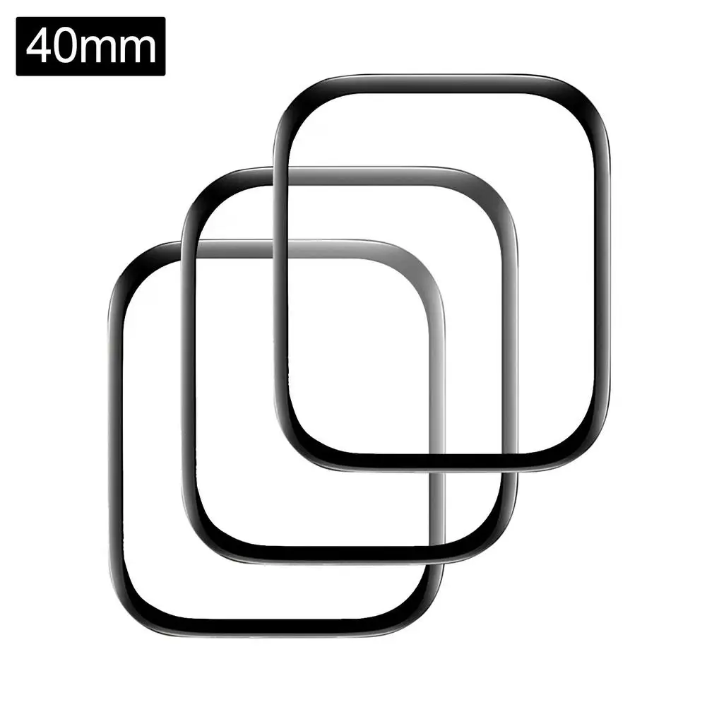 

Smart Watch Case Ultra-high Sensitivity 3D Screen Protector Soft Clear PC Screen Protector For IWatch Series 6 40/44mm