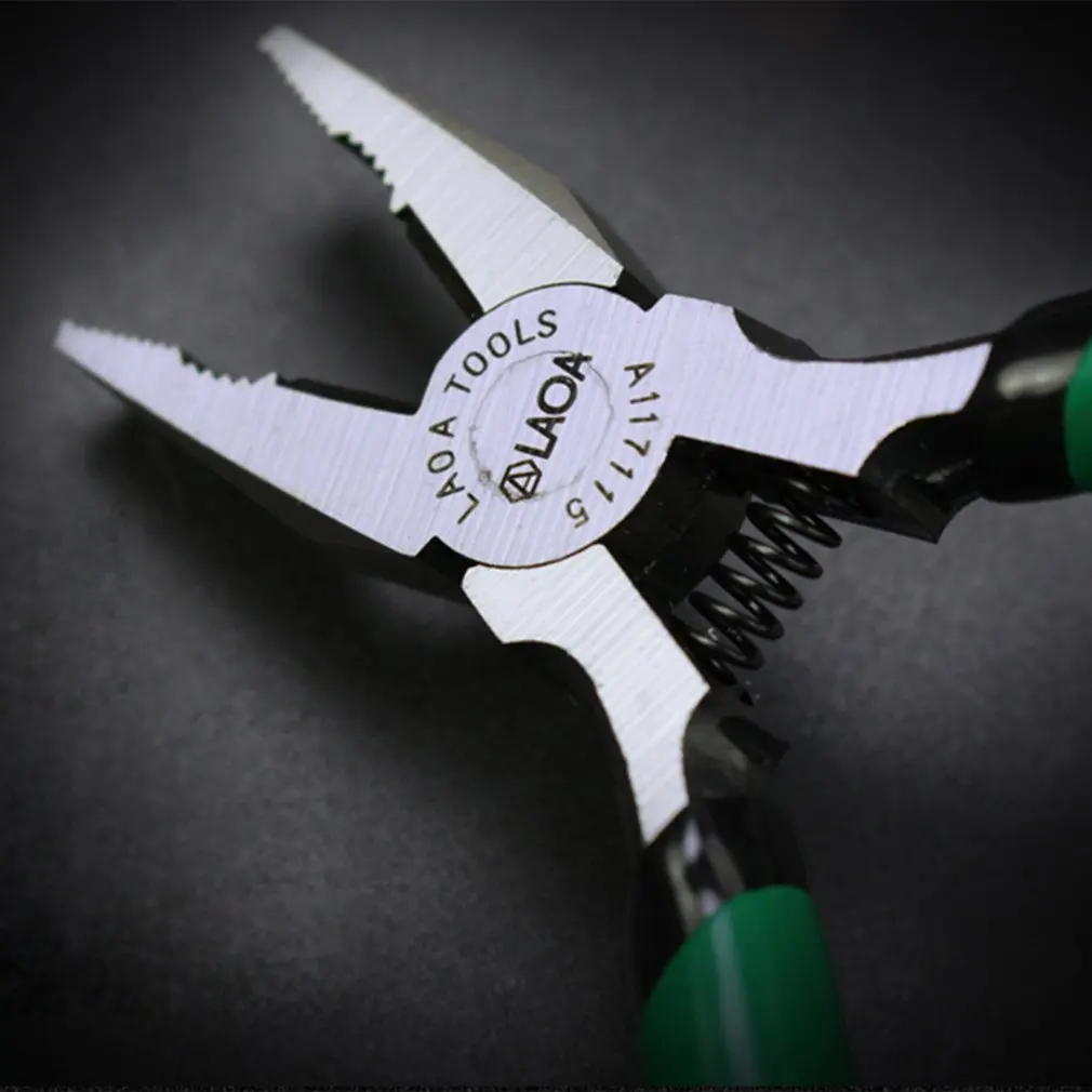 LAOA 5 дюймовый провод резак длинный нос Сторона Snips кусачки мини диагональные плоскогубцы для рыболовный трос резка ручные инструменты Прямая