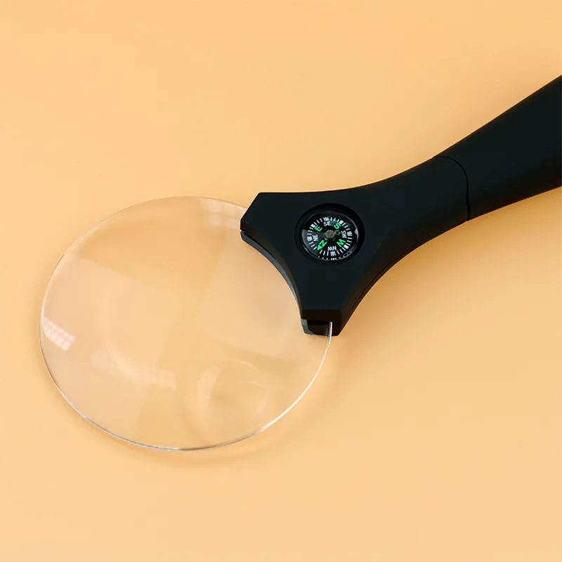 90 мм 110 Большие оптические акриловые линзы ручная для чтения световая Лупа Газета