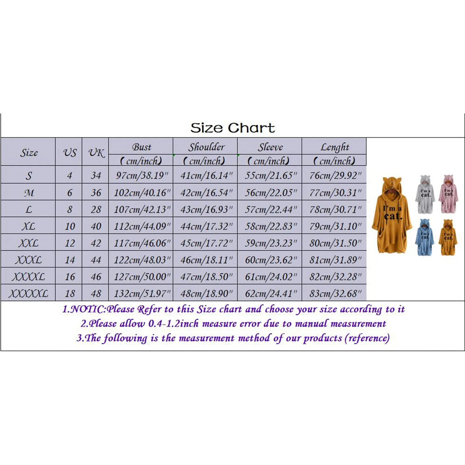 

Midi Hoodies Three-dimensional Decoration Ears Women Fashion Casual Letter Print Hooded Long Sleeves Pocket Blouse Shirt Top