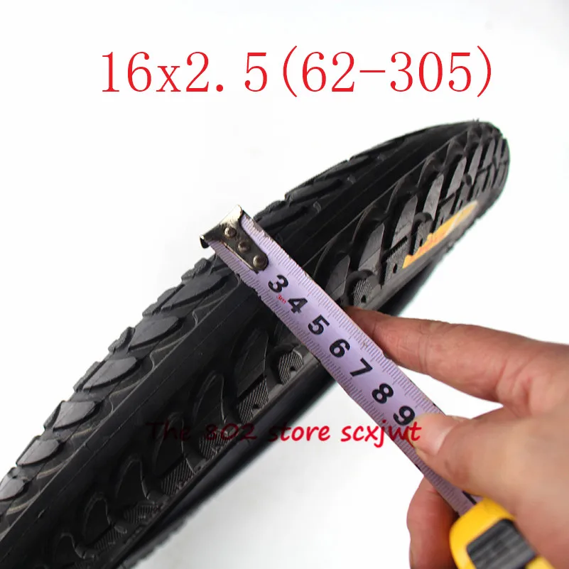 Размер 16*2 5 16x2 внутренняя трубка для шин e bike Escooter мопед шина 50 62 305 электрический