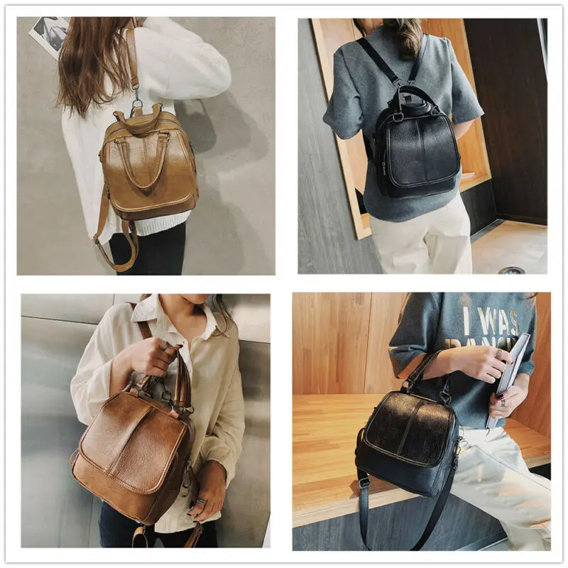 

Fashion new women's anti-theft backpack British style school bag leisure travel multi-function shoulder bag