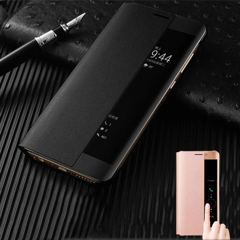 Роскошный Ультратонкий умный флип чехол из искусственной кожи Защитные чехлы