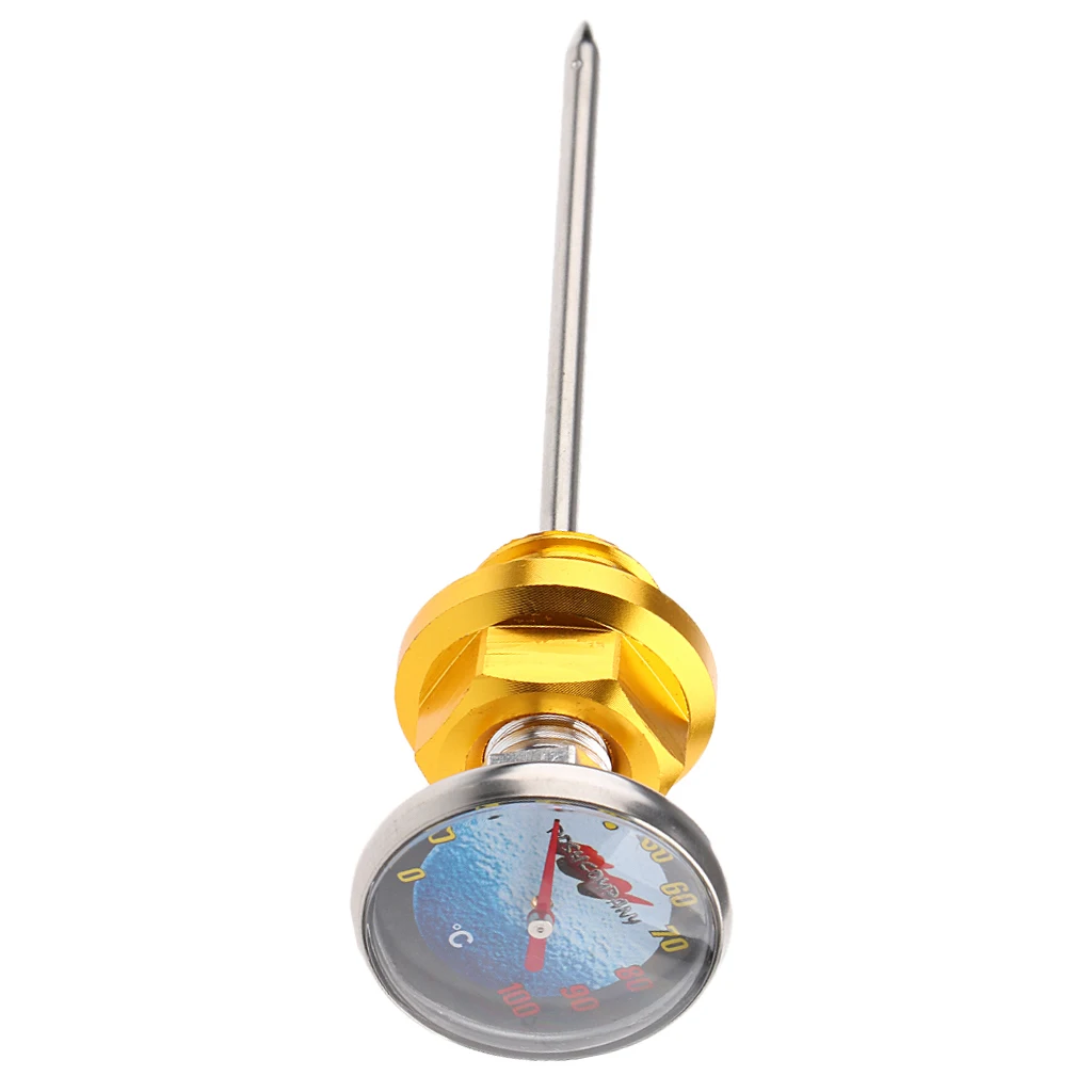 Универсальный Масляный бак мотоцикла ATV щуп и датчик температуры|Топливные баки|