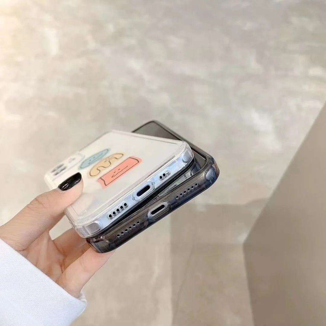 

INS simple cool cute candy funny expression phone case for iPhone 11 12 pro MAX Xs MINI Xr X 7 8plus soft TPU back cover