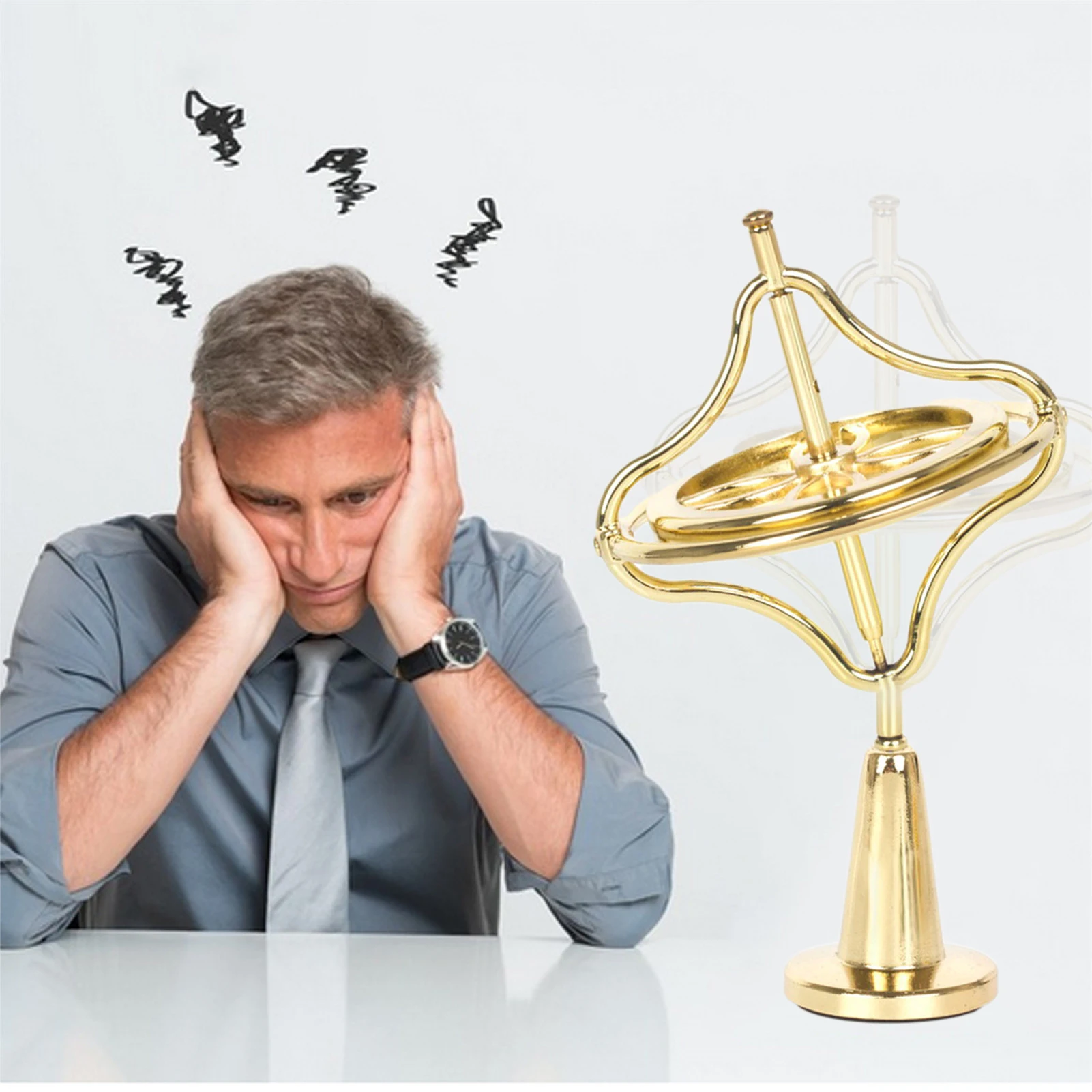 Творческий гироскоп для пальцев из металлического сплава декомпрессионный