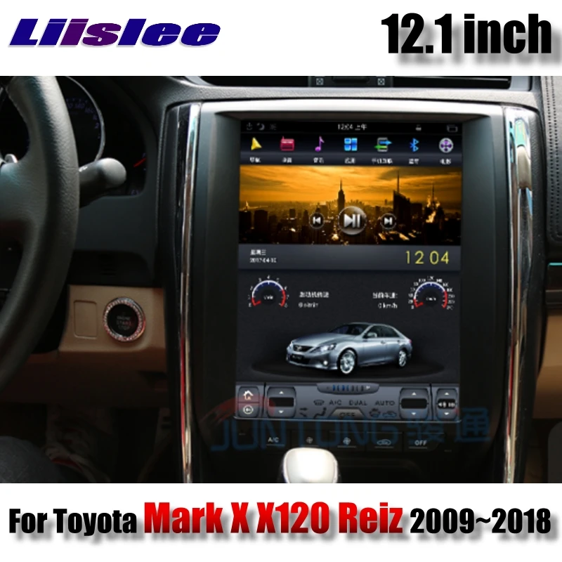 Для Toyota Mark X X120 Reiz 2009 ~ 2018 2G RAM LiisLee Автомобильный мультимедийный GPS WIFI Аудио Стерео