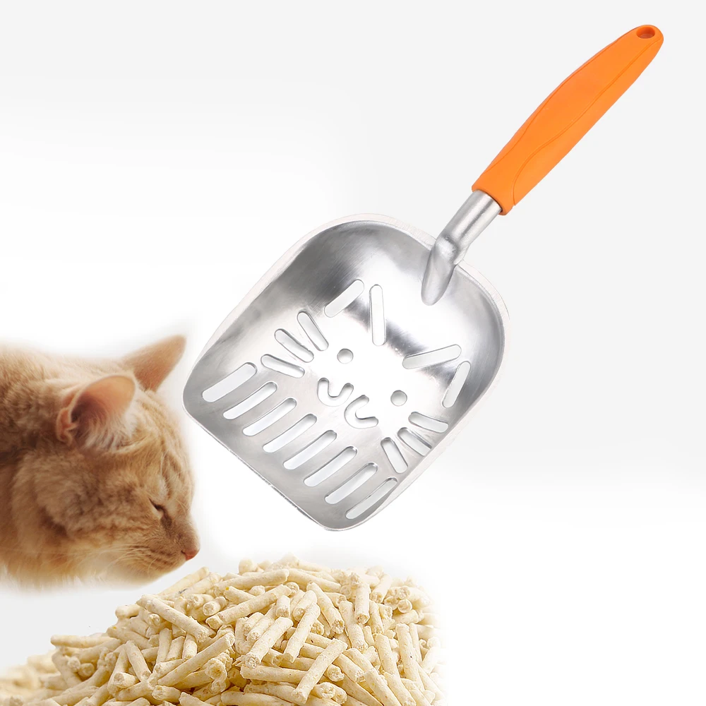 

Metal Scoop For Dog Cat Clean Feces Supplies Cat Litter Shovel Cat Sand Cleaning Pet Cleanning Tool