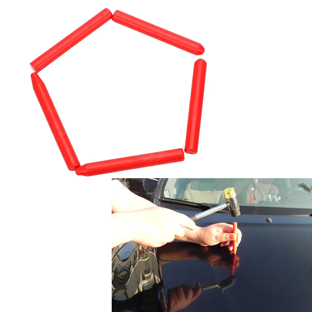 5 Pcs/set Tapping Pen Car Body Repair Tool Plastic Paint Dent Bump Pits Flattening |