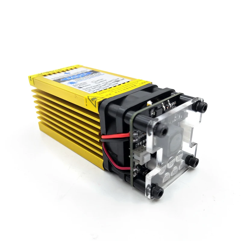 450nm 5500mW 12V Adjustabl e Focus лазерный модуль с ttl/PWM, 5,5 W лазерная гравировка и резка аксессуары ttl модуль+ очки