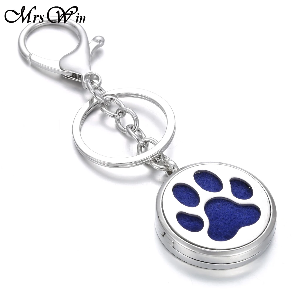 Новый брелок для ароматерапии ювелирные изделия собачья лапа узор полые