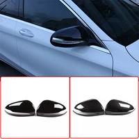 rhd and lhd car rearview mirror cap cover trim for mercedes benz c w205 e w213 glc class x253 s class w222 abs car accessories