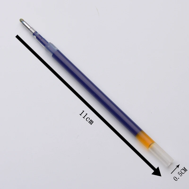 Jinhao 20/упаковка, черные, синие, красные чернила, гелевая заправка, роликовая ручка, чернила, 0,5 мм, ручка для заправки, 0,5 мм, синие, черные, rizheng, набор ручек