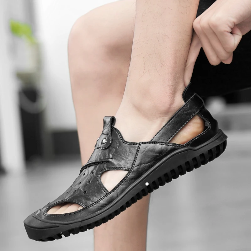 

da verano romanas fashion sandals ete men sandalias mens uomo man masculino cuero outdoor sandali mens sandalsslippers sandles