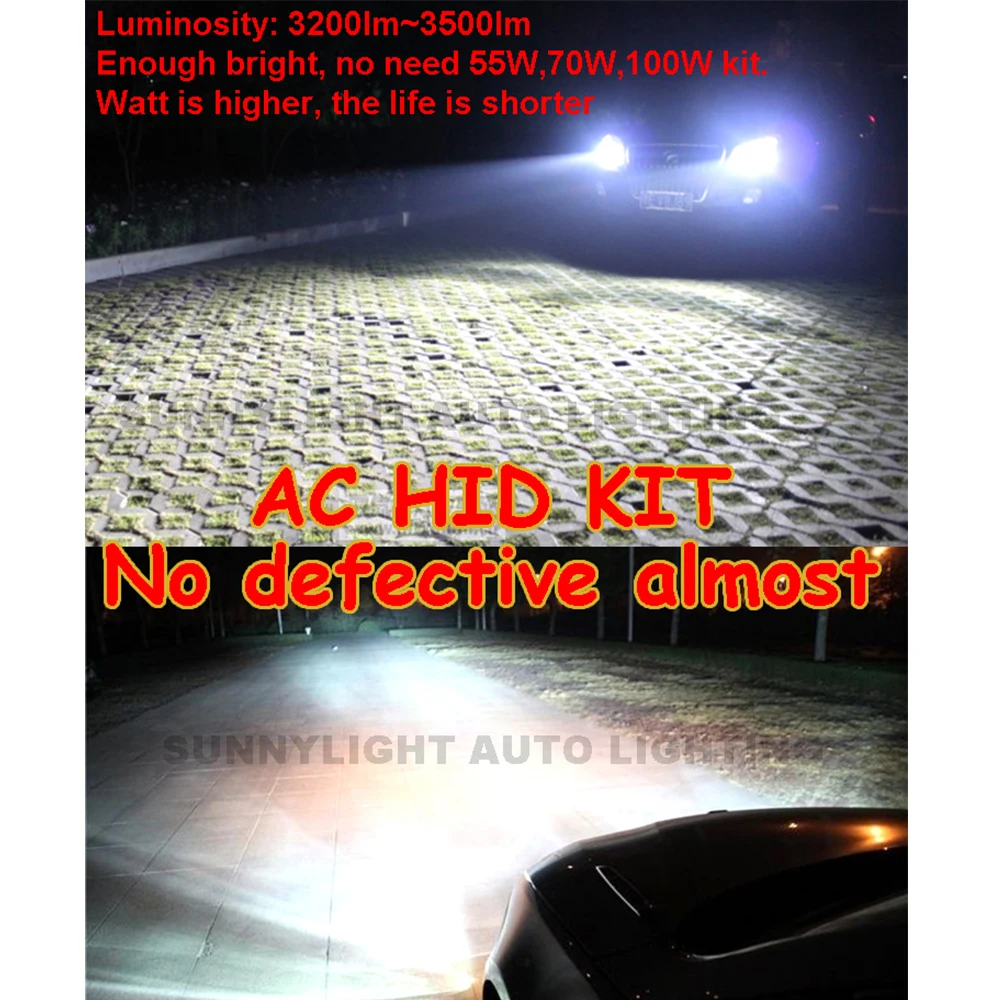 CNSUNNYLIGHT комплект для переоборудования ксенона Hid 35 Вт H1 H3 H7 H8 H10 H11 H9 9005 9006 HB3 HB4 лампа