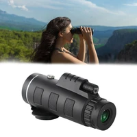 zoom monocular binoculars telescope monocular clear weak night vision pocket telescope with smartphone holder for camping 40x60