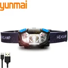 Светодиодная лампа-вспышка для кемпинга, скалолазания, рыбалки, с датчиком движения