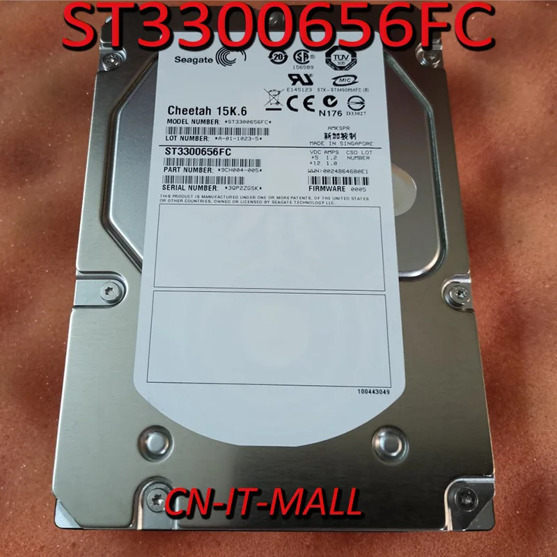 

Seagate Cheetah 15K.6 ST3300656FC 300GB 15000 RPM Fibre Channel 3.5" Internal Hard Drive