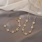 Модные милые белые браслеты с маргаритками ожерелье индивидуальный жемчужный металлический минималистичный браслет с хризантемой для женщин ювелирные изделия в подарок