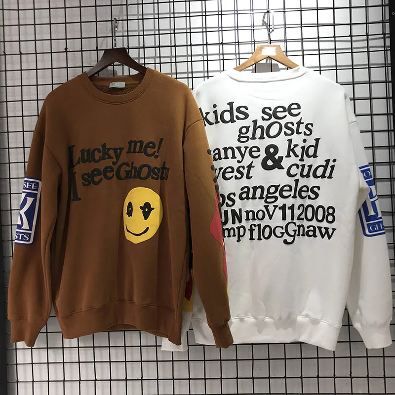 Kanye West/толстовки для мужчин и женщин 100% хлопок Модные свободные повседневные