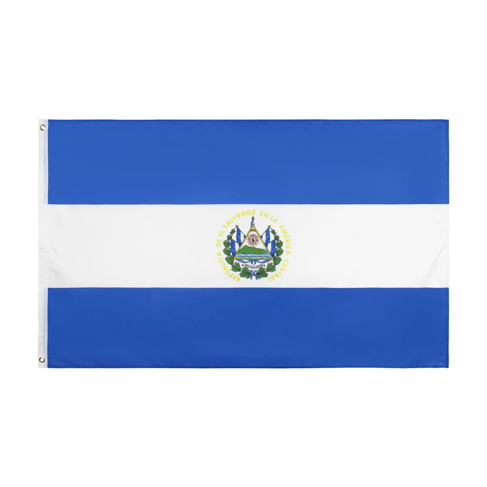 Флаг EI Сальвадора для украшения пират 90*150 см - купить по выгодной цене |