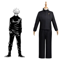 kids anime jujutsu kaisen gojo satoru cosplay costume school uniform outfits halloween carnival suit