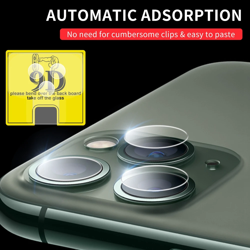 9D Телефон задняя камера стекло для iphone 11 Pro Max XS XR X экран Защитная пленка 5 8 6 1