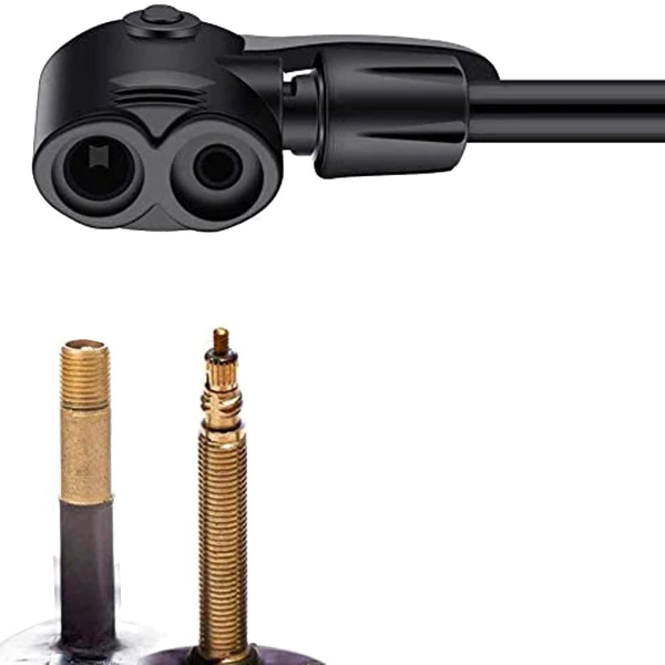 

Bike Pump,Portable Bicycle Pump, Foot Bike Pump with Pressure Gauge, Tire Inflator Device, Bicycle Air Pump