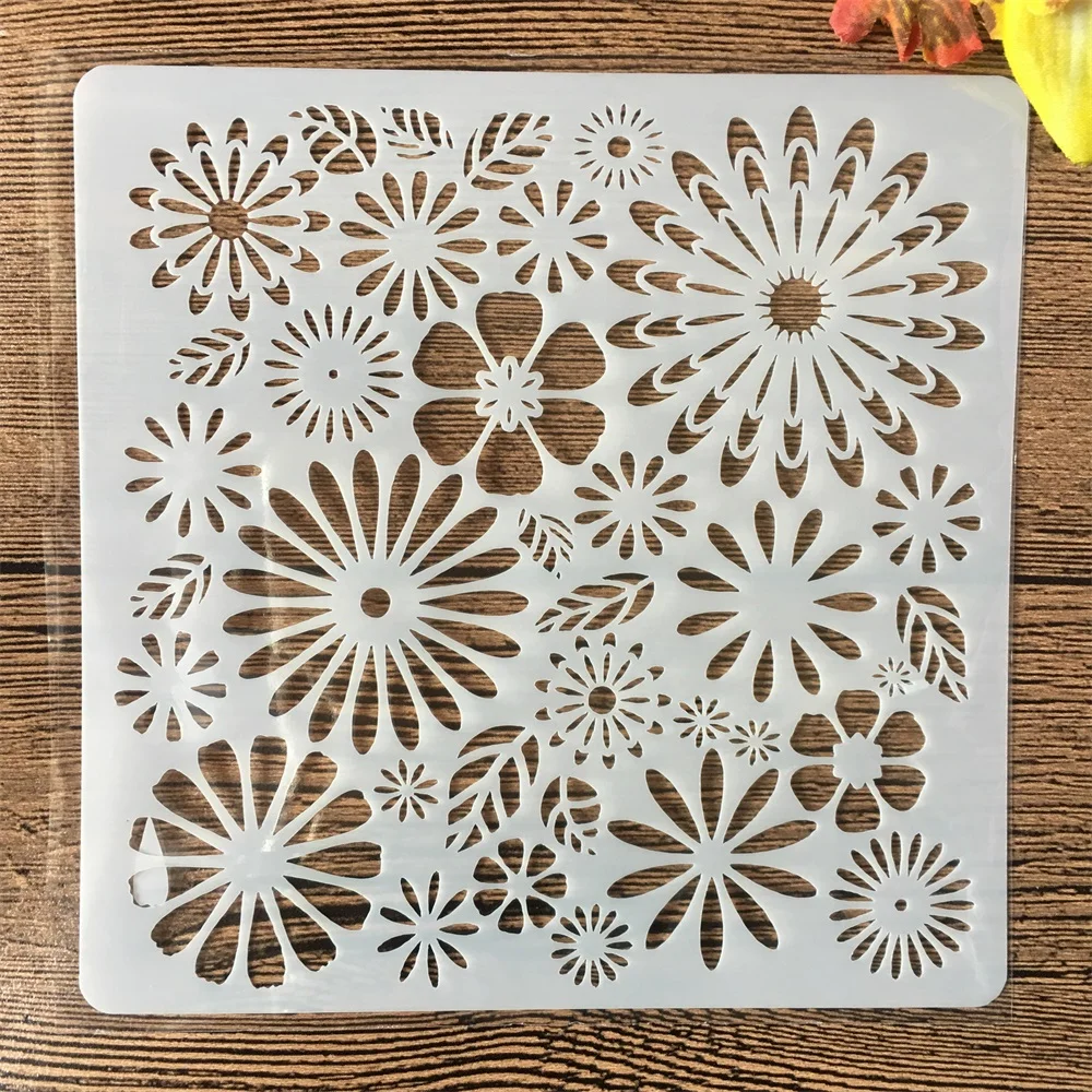 

9Pcs/Set 5inch House Onion Bubble DIY Layering Stencils Painting Scrapbook Coloring Embossing Album Decorative Template