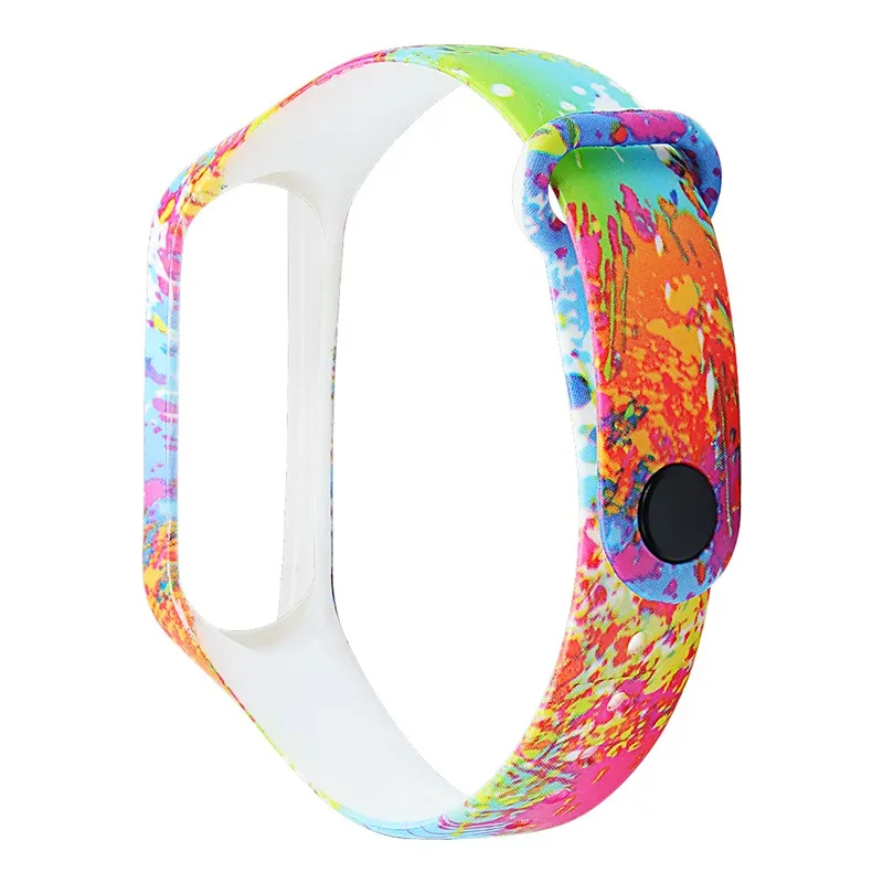 Joyozy стиль печати браслет силиконовый ремешок для xiaomi mi band 3 ремешок водонепроницаемый спортивный ремешок для xiaomi mi band 4 ремешок