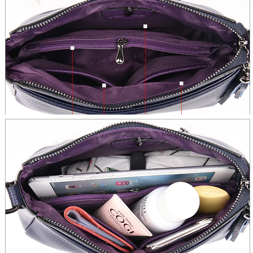 Женская кожаная сумка мессенджер маленькая через плечо 2019|Сумки с ручками| |