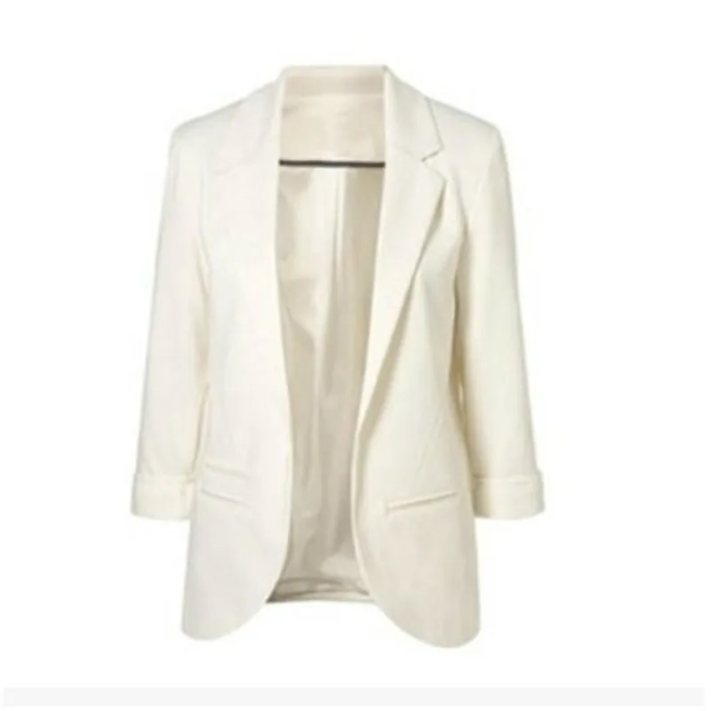 Женские повседневные облегающие блейзеры желтые белые красные пиджаки деловые