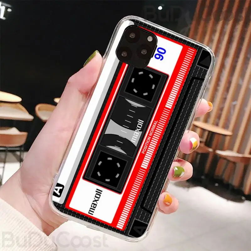 

RETRO CASSETTE TAPE vintage Phone Case For iPhone 11 12 pro XS MAX 8 7 6 6S Plus X 5S SE 2020 XR cover