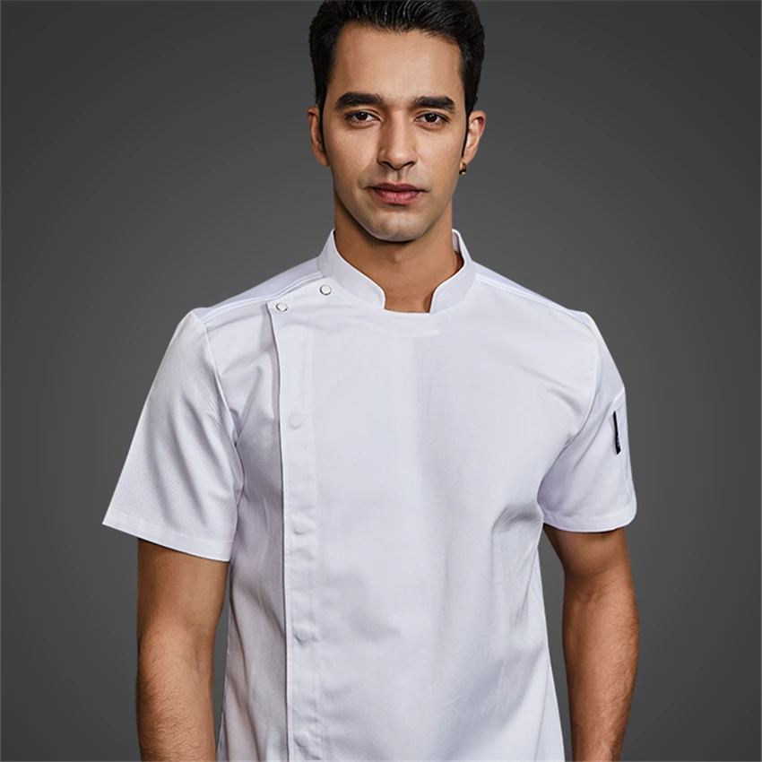 Новая мужская униформа шеф повара куртка для обслуживания еды одежда