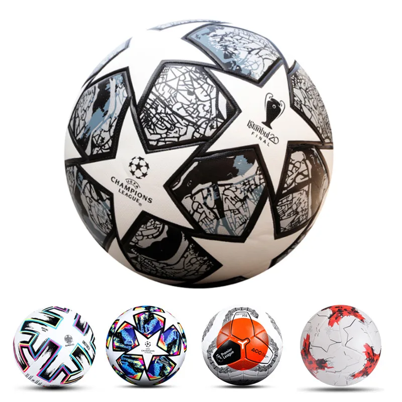 Мяч для тренировок по матчам, профессиональный стиль, материал для футбола, новейший мяч, 5 футбольных мячей, размер стежка, качественный пол...