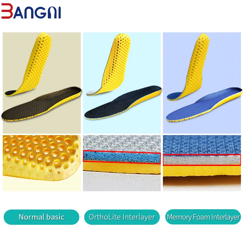 3ANGNI Memory Foam Shoes стельки подошва ортопедическая Спортивная Арка Поддержка мягкие