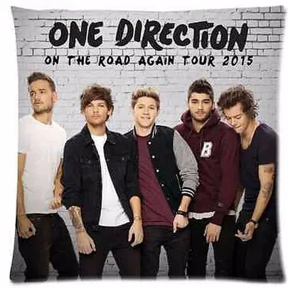 

Luxury Printing Fashion Stylish New Arrival Custom One Direction Band Handsome Boys Zippered Square Home Decorative Pillowcases