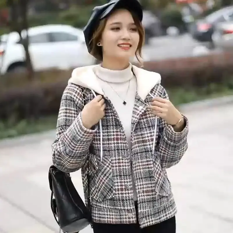

2021 New Autumn And Winter Korean Women's All-Match Woolen Top