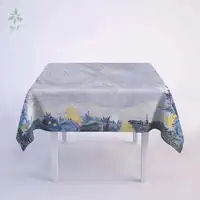 Starry Christmas Night Vincent Van Gogh Tablecloth Trees Gift Idea Holiday Table Decor