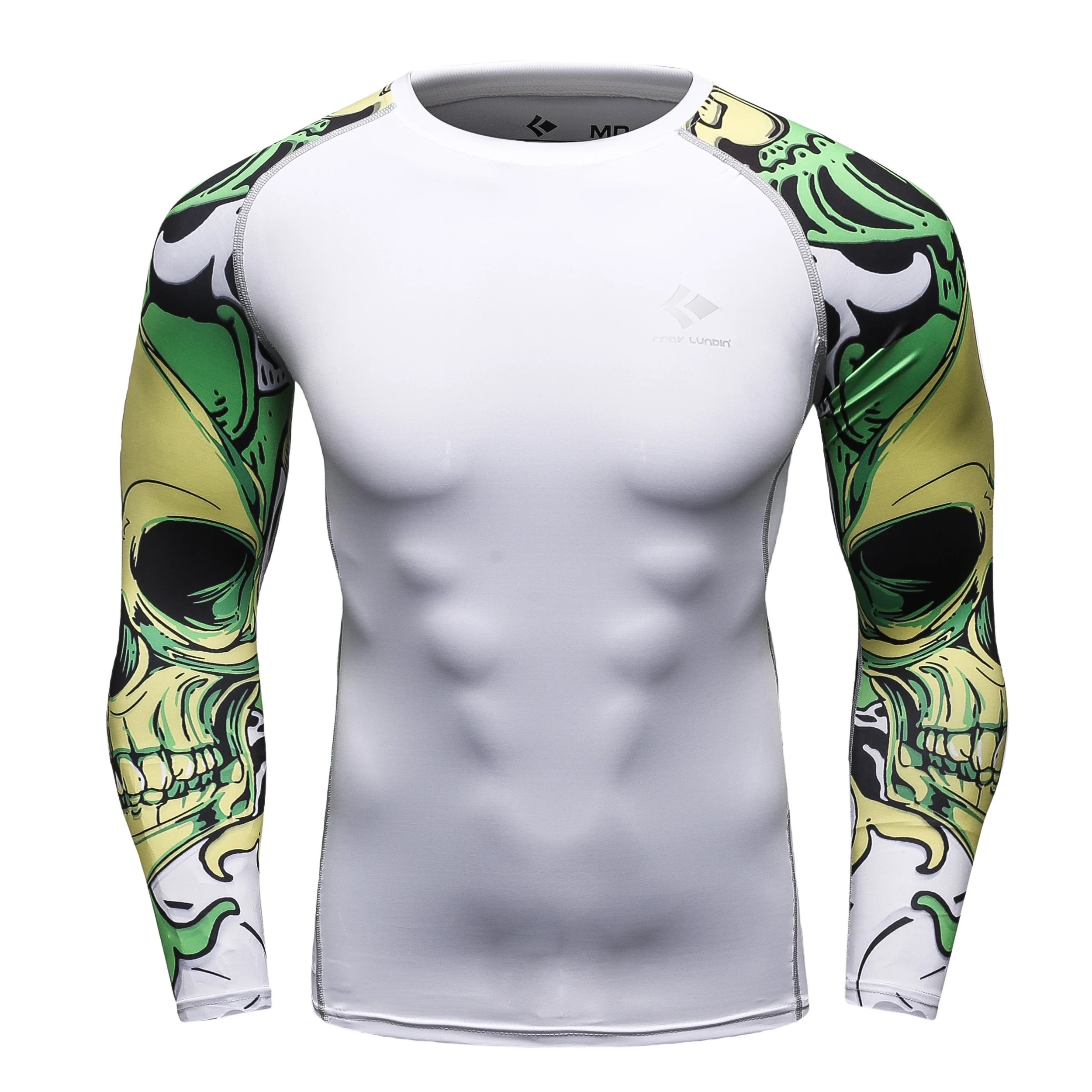 

Топы Jiu Jitsu Bjj мужские компрессионные с длинным рукавом и цифровой печатью
