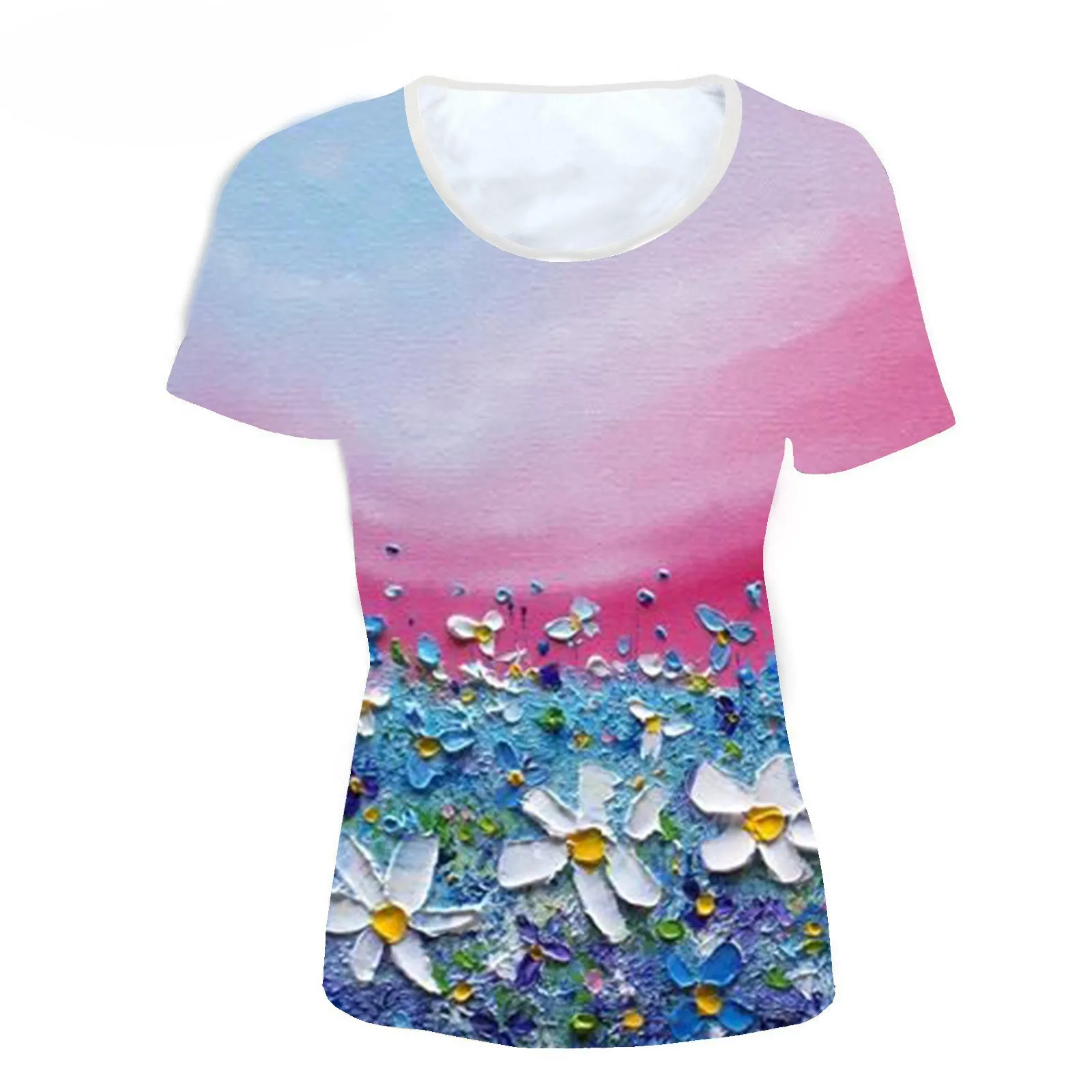 3d Цветочные сапоги Размеры d футболка женский окрашенные верхняя одежда с