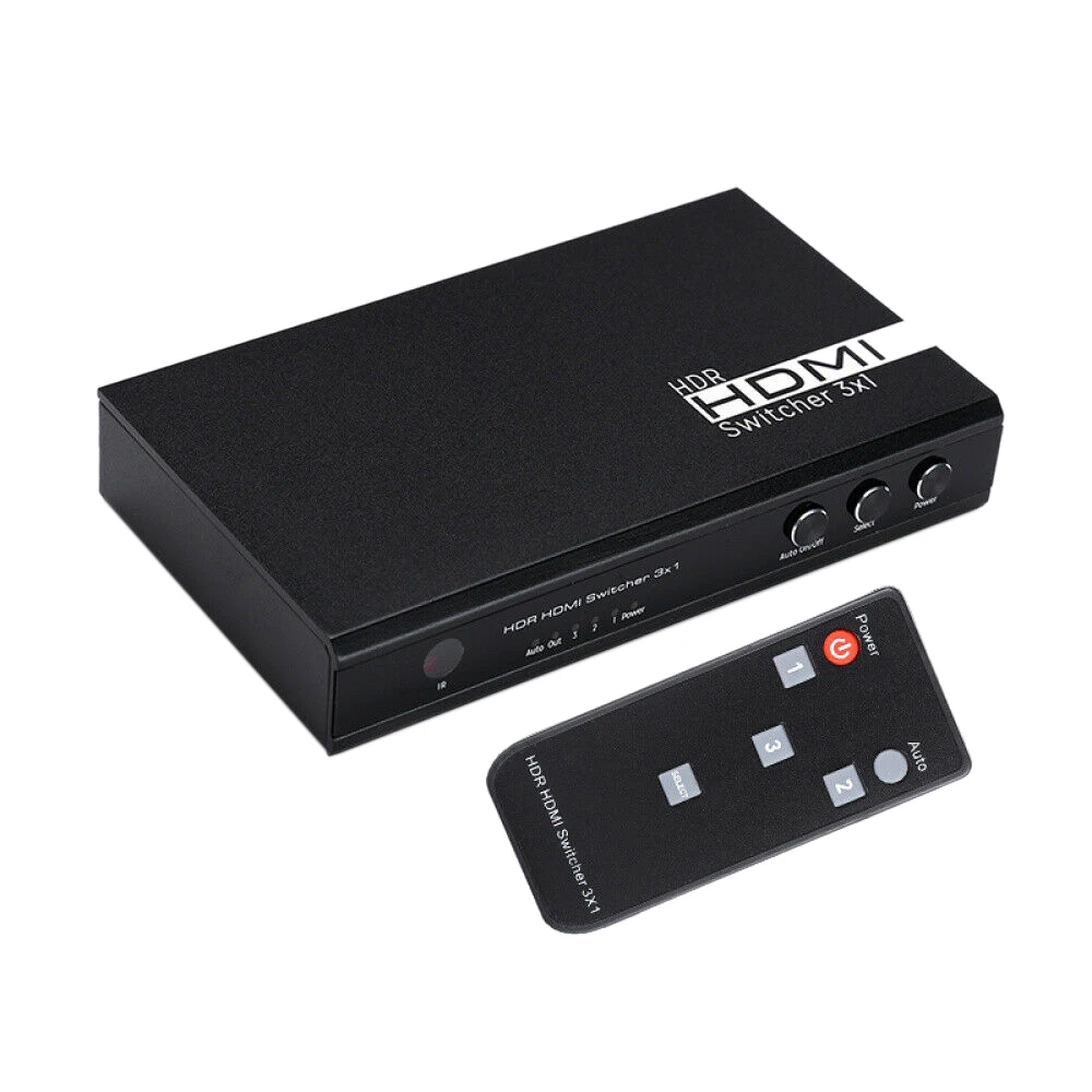 Горячая 3C-3 в 1 выход видео HDMI аудио коммутатор 1080P 60 Гц 7.1CH 4 к x 2 HD для PS3 PS4 HDTV DVD Xbox360 |