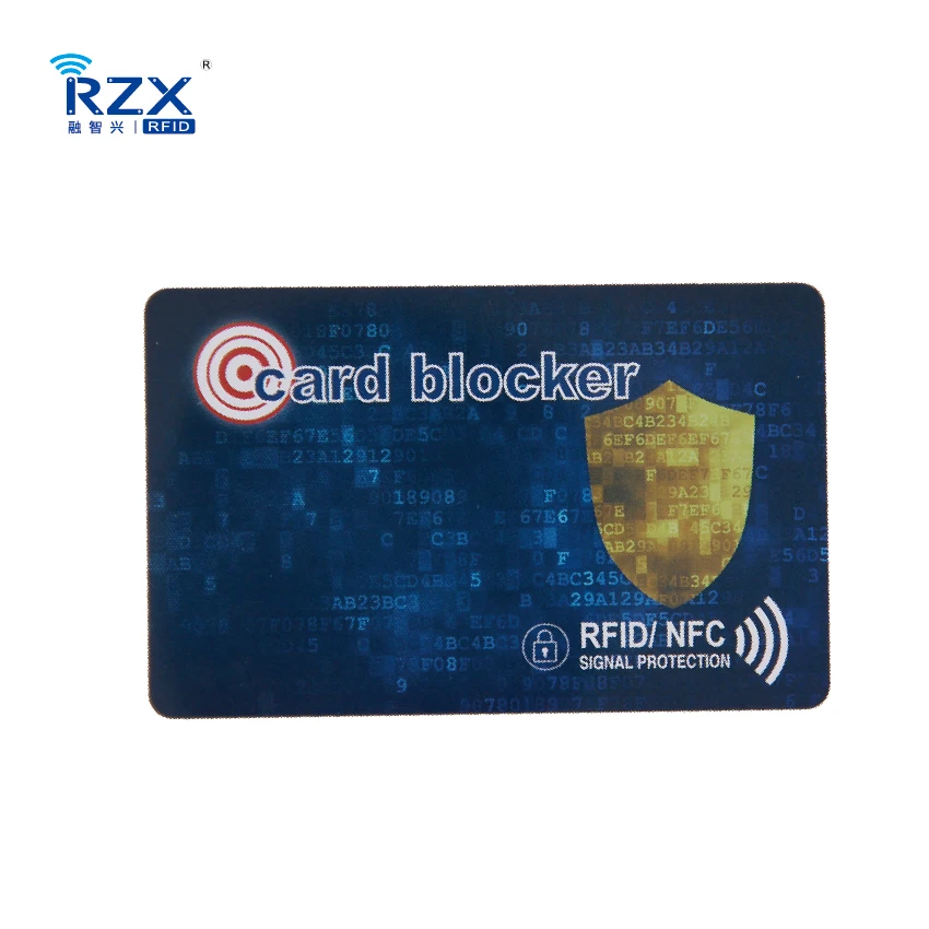 100pcs Wholesale PVC Blank White Printable RFID E-shield Card Wallet Blocking For Data Protection | Безопасность и защита