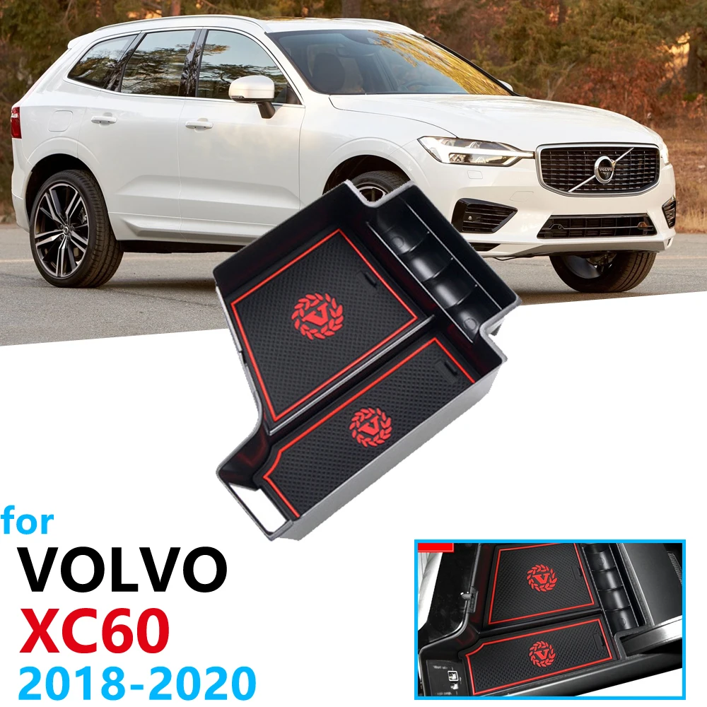 Автомобильный Органайзер аксессуары для VOLVO XC60 2018 2019 2020 MK2 подлокотник контейнер
