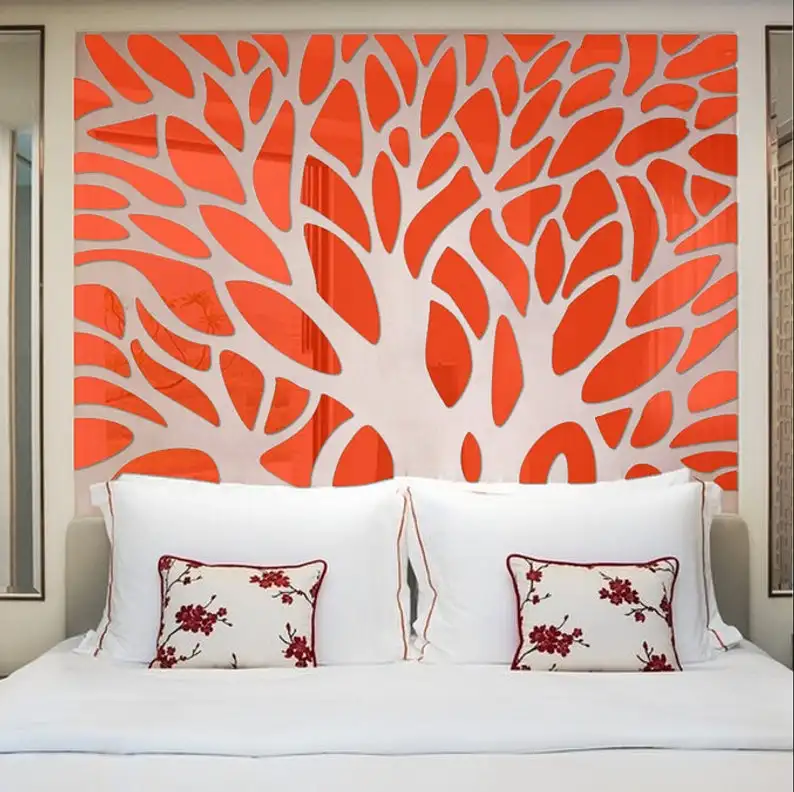 Домашний декор диван Наклейка на стену ТВ 3D зеркальная Настенная для гостиной |