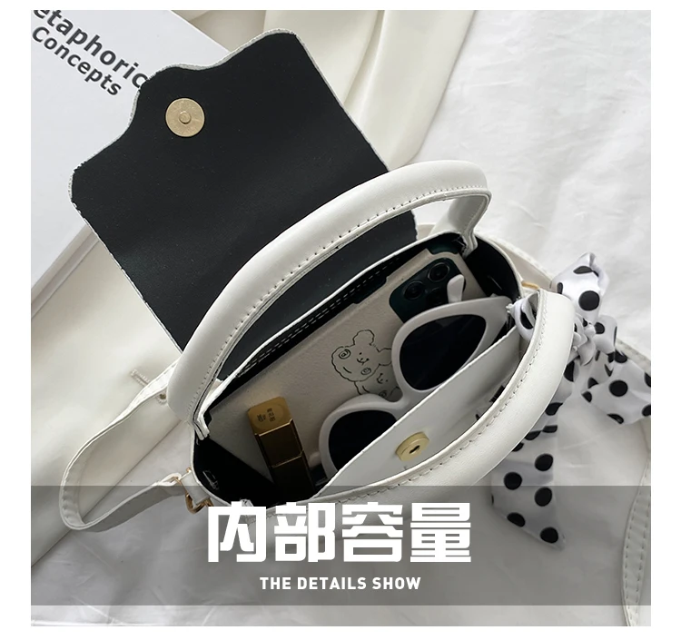 

Women's Flap Shoulder Messenger Bag Fashion Female Simple Solid Color Purses and Handbags Elegant Ladies Bowknot Crossbody Bags